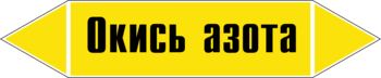 Маркировка трубопровода "окись азота" (пленка, 252х52 мм) - Маркировка трубопроводов - Маркировки трубопроводов "ГАЗ" - vektorb.ru
